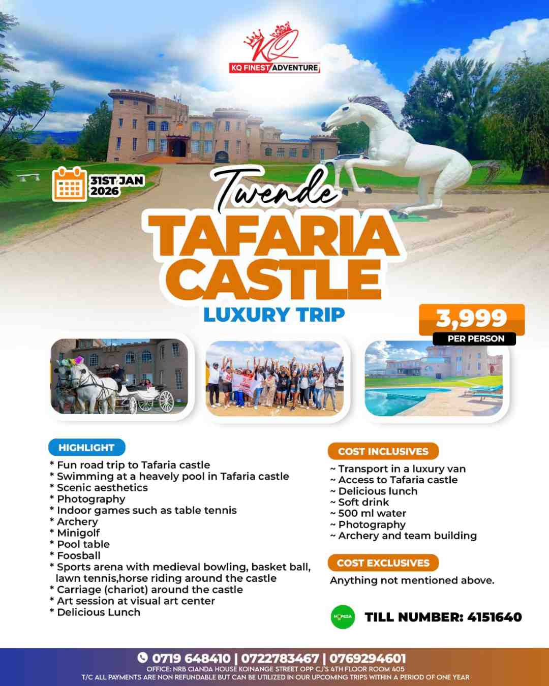 TWENDE TAFARIA CASTLE 